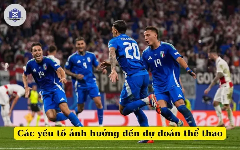 Các yếu tố ảnh hưởng đến dự đoán thể thao