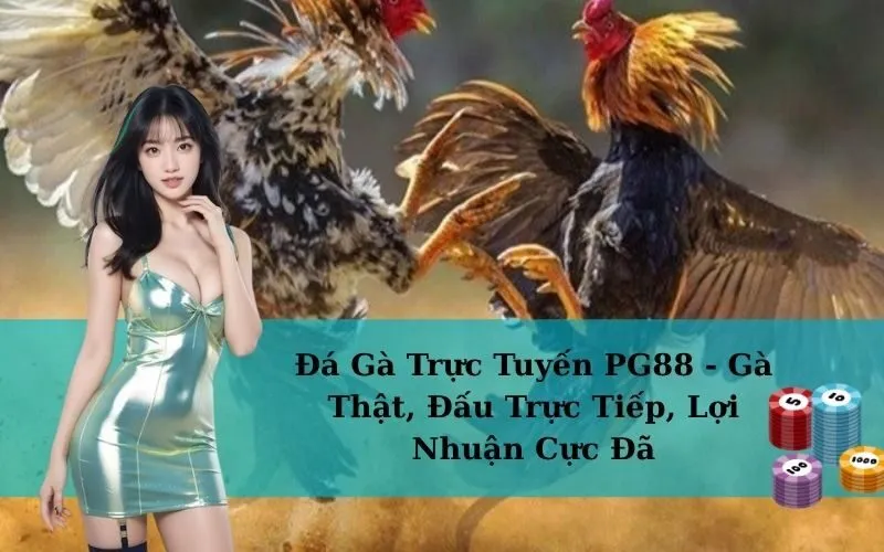 Đá Gà Trực Tuyến PG88 - Gà Thật, Đấu Trực Tiếp, Lợi Nhuận Cực Đã