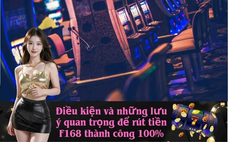 Điều kiện và những lưu ý quan trọng để rút tiền F168 thành công 100%