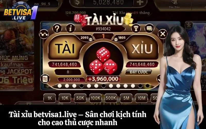 Tài xỉu betvisa1.live – Sân chơi kịch tính cho cao thủ cược nhanh