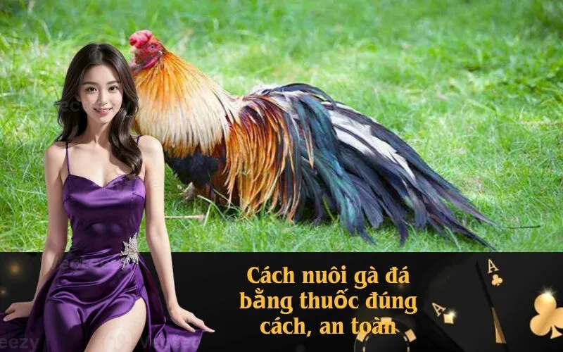Cách nuôi gà đá bằng thuốc đúng cách, an toàn