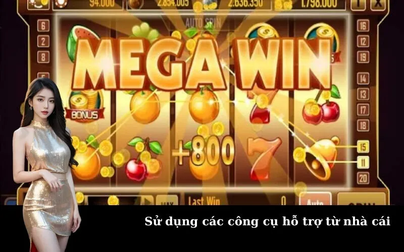 Sử dụng các công cụ hỗ trợ từ nhà cái